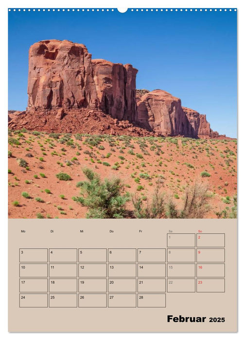 MONUMENT VALLEY Gigantische Westernkulisse (CALVENDO Wandkalender 2025)