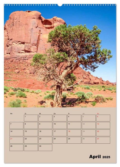 MONUMENT VALLEY Gigantische Westernkulisse (CALVENDO Wandkalender 2025)