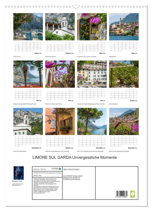 LIMONE SUL GARDA Unvergessliche Momente (CALVENDO Wandkalender 2025)