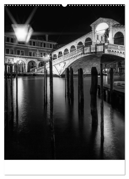 MONOCHROMES VENEDIG Klassische Momente (CALVENDO Wandkalender 2025)