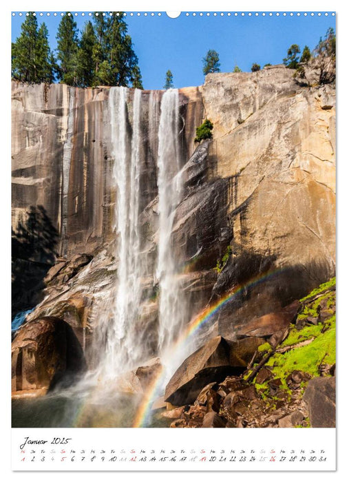 Faszination Wasserfall (CALVENDO Premium Wandkalender 2025)