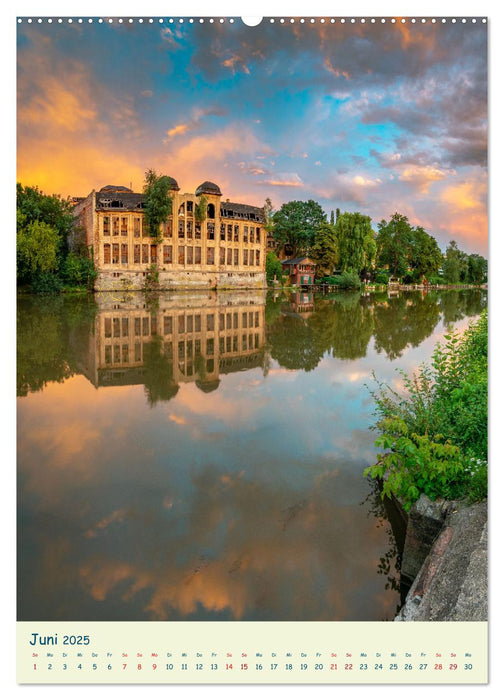 Halle/Saale - Meine Stadt im Licht (CALVENDO Premium Wandkalender 2025)