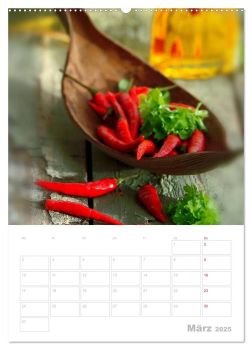In der Küche Terminplaner (CALVENDO Premium Wandkalender 2025)
