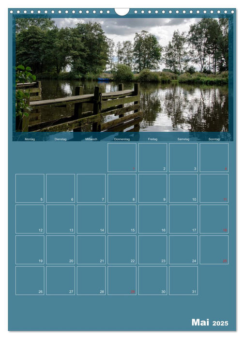 Worpswede - Künstlerdorf unter weitem Himmel (CALVENDO Wandkalender 2025)