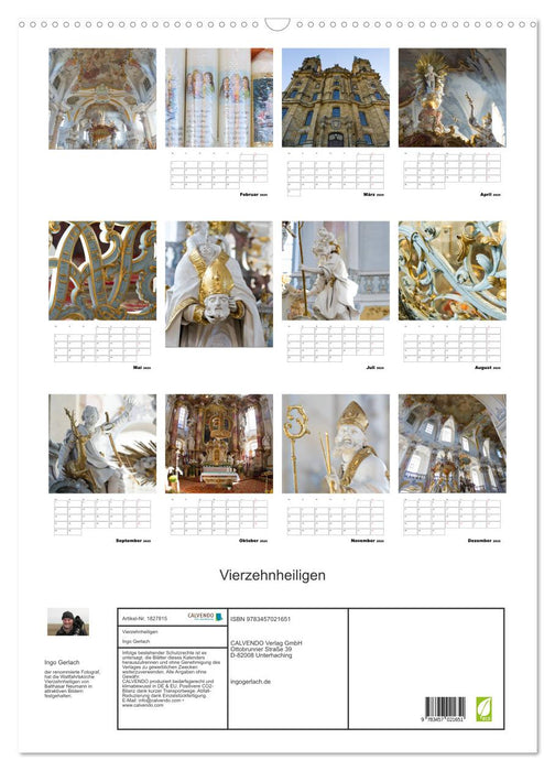 Vierzehnheiligen (CALVENDO Wandkalender 2025)