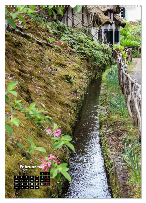 Levadas - Wasserwege auf Madeira (CALVENDO Premium Wandkalender 2025)