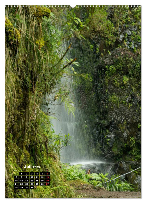 Levadas - Wasserwege auf Madeira (CALVENDO Premium Wandkalender 2025)
