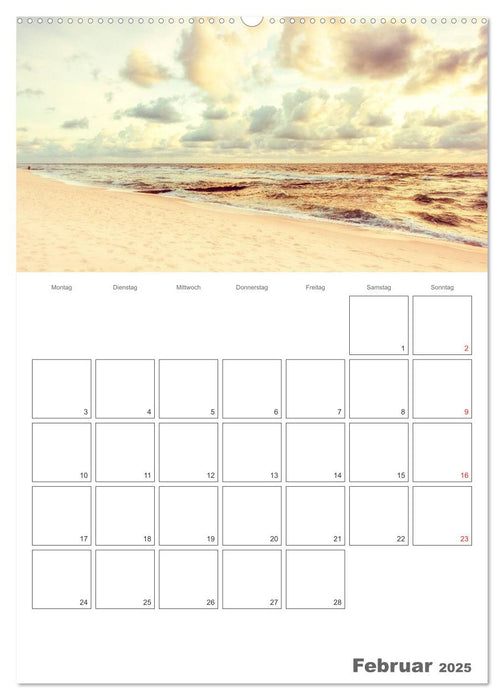 Strandbilder - Künstlerische Impressionen von der Nordsee (CALVENDO Wandkalender 2025)