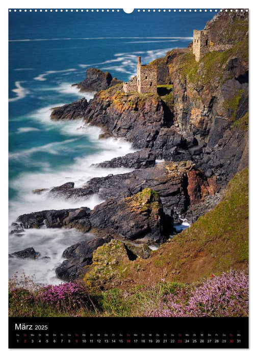 Cornwall - Die Schönheit der Küste (CALVENDO Wandkalender 2025)