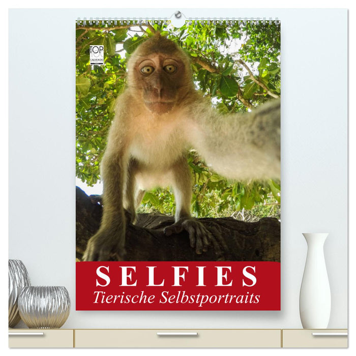 Selfies. Tierische Selbstportraits (CALVENDO Premium Wandkalender 2025)