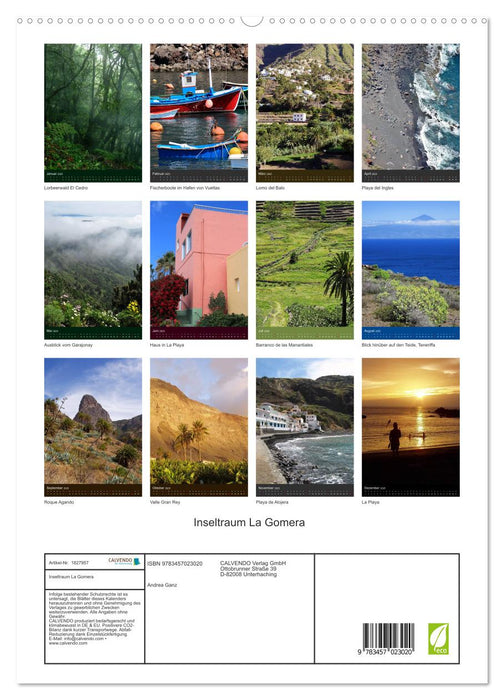 Inseltraum La Gomera (CALVENDO Premium Wandkalender 2025)