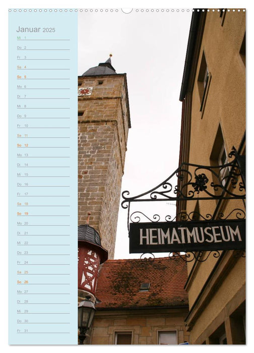 Ebern - lebenswerte Stadt in Franken (CALVENDO Premium Wandkalender 2025)