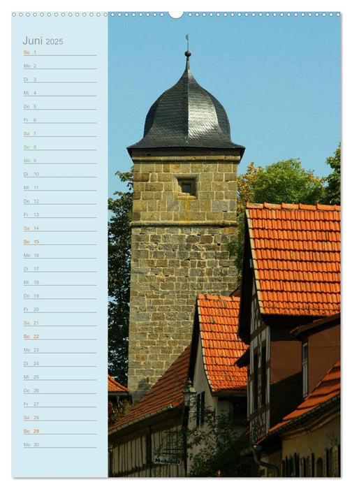 Ebern - lebenswerte Stadt in Franken (CALVENDO Premium Wandkalender 2025)