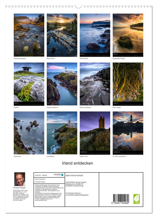 Irland entdecken (CALVENDO Premium Wandkalender 2025)