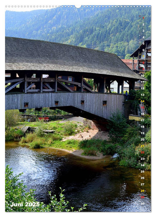 Idyllisches Murgtal Landschaften - Sehenswürdigkeiten - Natur (CALVENDO Premium Wandkalender 2025)