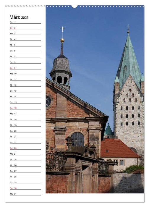 Streifzüge durch Paderborn (CALVENDO Wandkalender 2025)