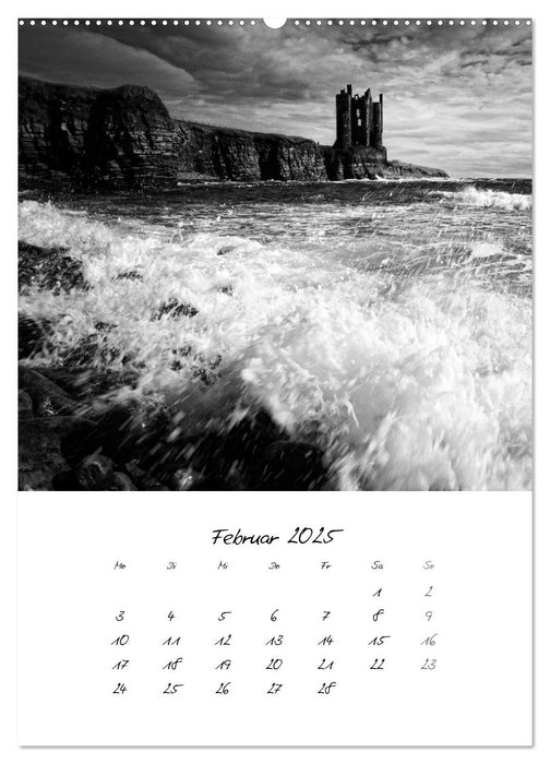 Schottland Monochrom (CALVENDO Premium Wandkalender 2025)