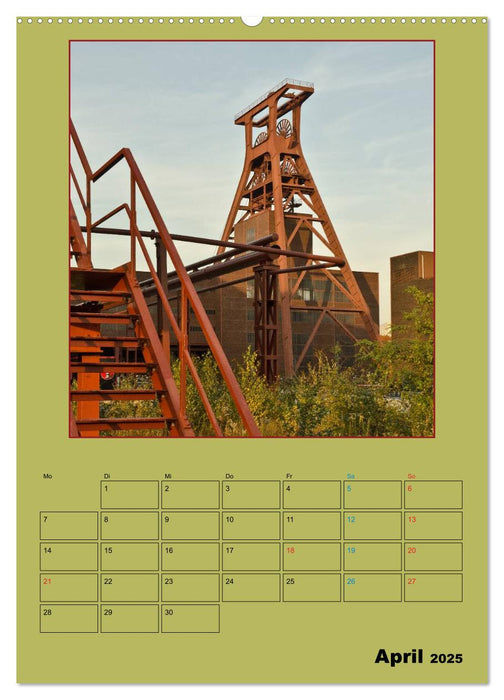 Fördertürme im Ruhrgebiet (CALVENDO Wandkalender 2025)