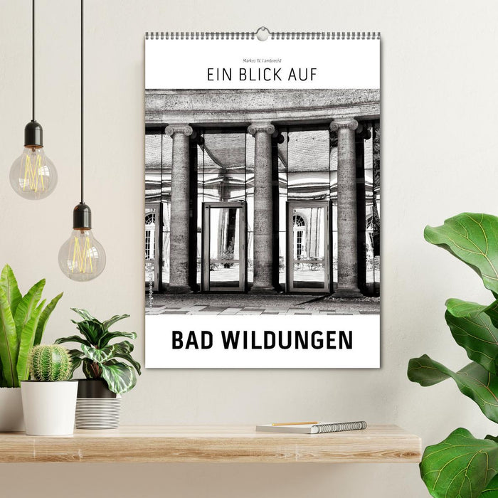 Ein Blick auf Bad Wildungen (CALVENDO Wandkalender 2025)