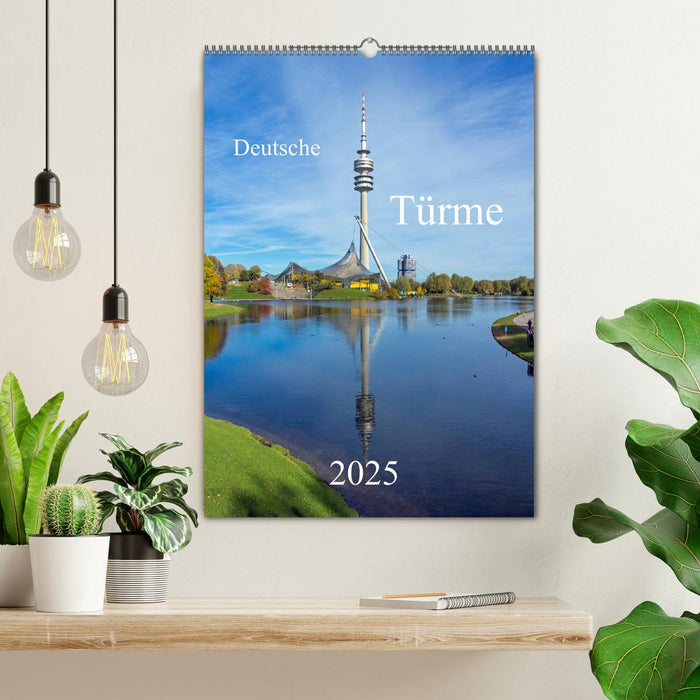 Deutsche Türme (CALVENDO Wandkalender 2025)