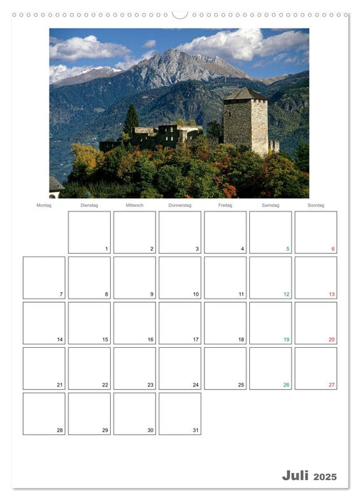 Ein Streifzug durch - Südtirol (CALVENDO Premium Wandkalender 2025)
