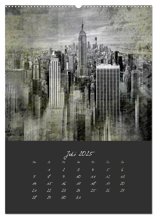 Digital-Art Stadtmotive (CALVENDO Premium Wandkalender 2025)