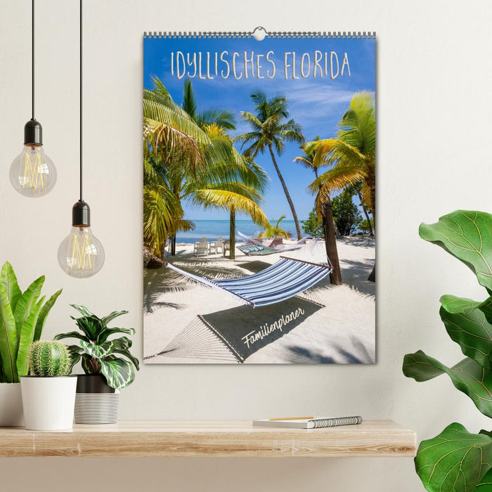 Idyllisches Florida / Familienplaner (CALVENDO Wandkalender 2025)