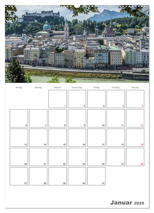 Bezauberndes SALZBURG / Terminplaner (CALVENDO Wandkalender 2025)