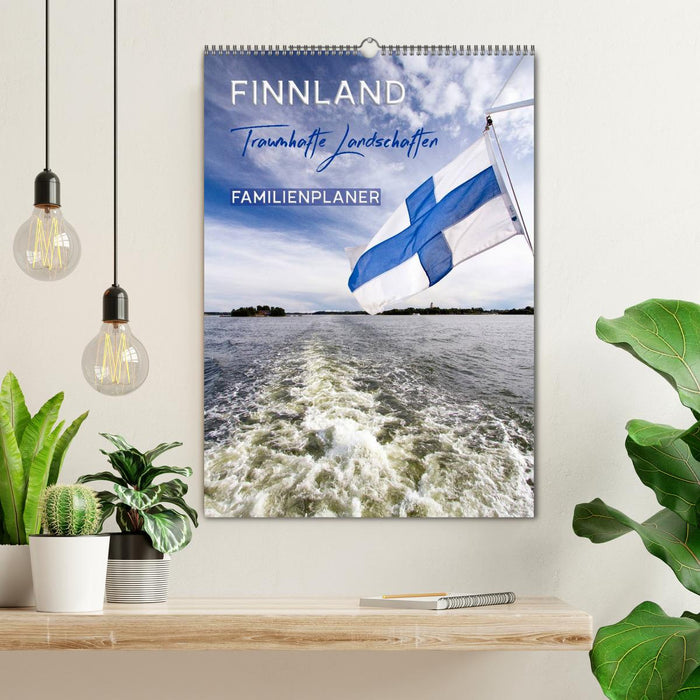 FINNLAND Traumhafte Landschaften / Familienplaner (CALVENDO Wandkalender 2025)