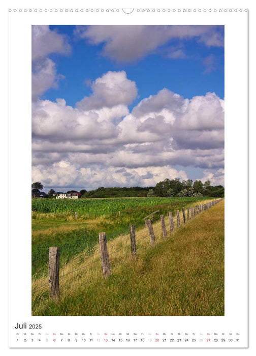 Büsum - Impressionen eines Sommers (CALVENDO Premium Wandkalender 2025)