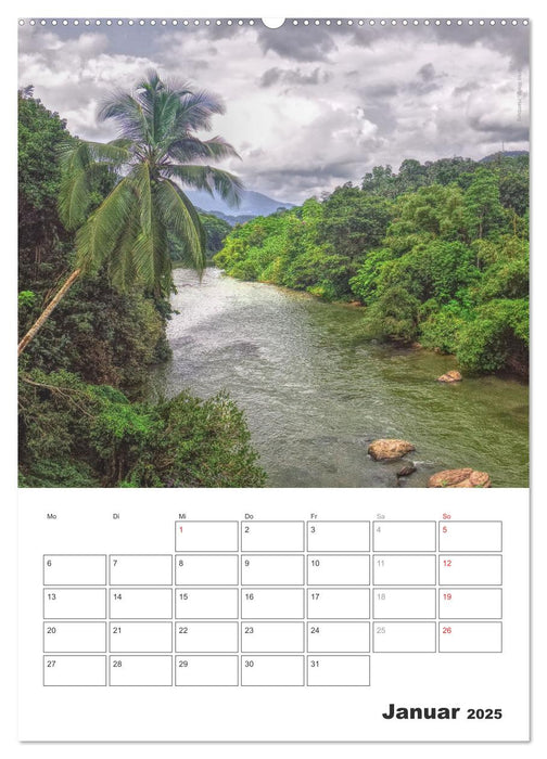 Sri Lanka 2025 - Exotisches Paradies - Jahresplaner (CALVENDO Premium Wandkalender 2025)