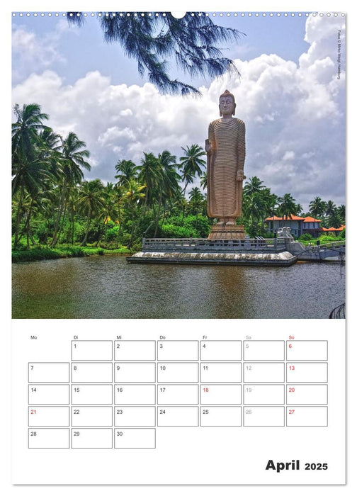 Sri Lanka 2025 - Exotisches Paradies - Jahresplaner (CALVENDO Premium Wandkalender 2025)