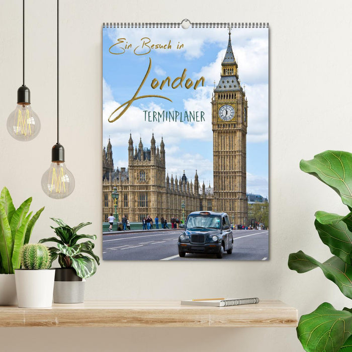 Ein Besuch in London / Terminplaner (CALVENDO Wandkalender 2025)