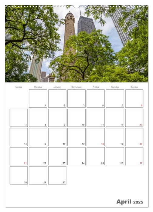 CHICAGO Terminplaner (CALVENDO Wandkalender 2025)