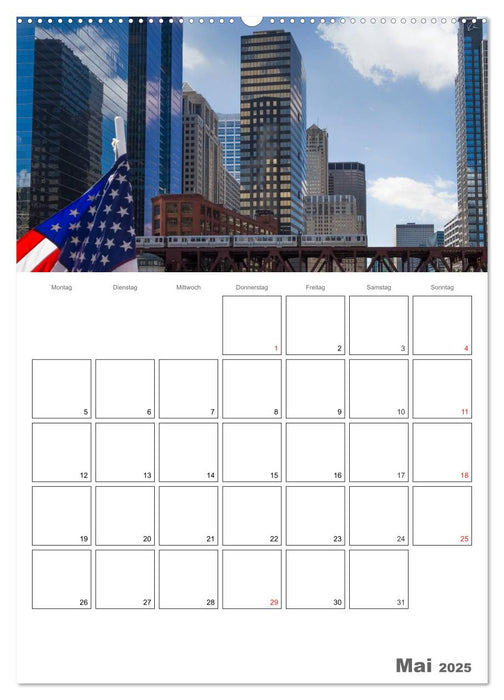 CHICAGO Terminplaner (CALVENDO Wandkalender 2025)