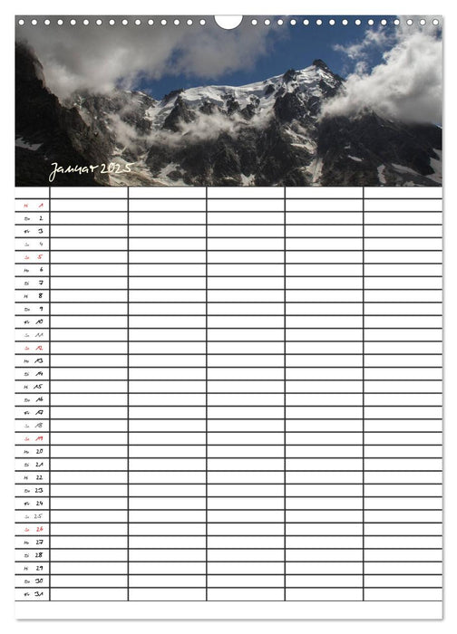 Magische Bergwelten (CALVENDO Wandkalender 2025)