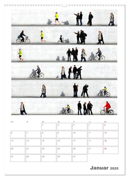 Wall People - Bilderserie von Eka Sharashidze (CALVENDO Premium Wandkalender 2025)