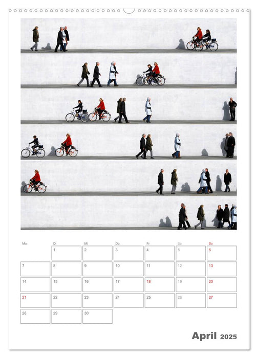 Wall People - Bilderserie von Eka Sharashidze (CALVENDO Premium Wandkalender 2025)