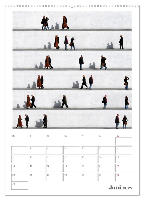 Wall People - Bilderserie von Eka Sharashidze (CALVENDO Premium Wandkalender 2025)