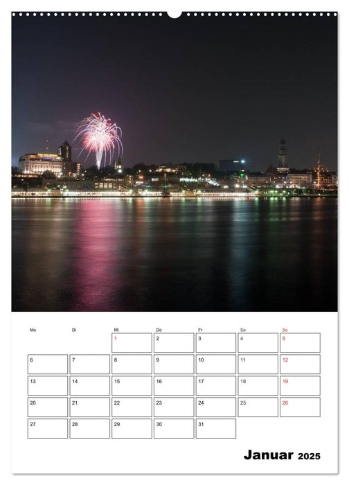 Schönes Hamburg (CALVENDO Premium Wandkalender 2025)