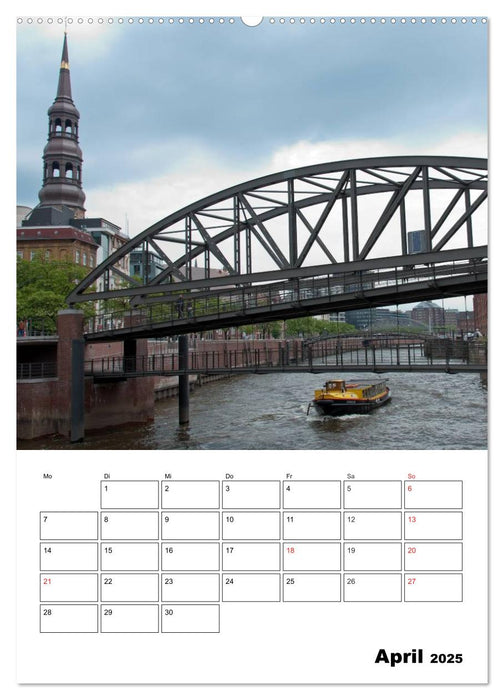 Schönes Hamburg (CALVENDO Premium Wandkalender 2025)