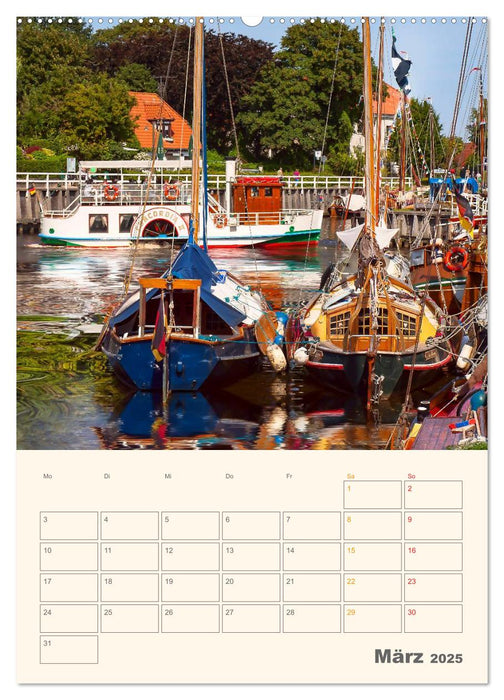 Ostfriesland - Carolinensiel, der Museumshafen (CALVENDO Premium Wandkalender 2025)
