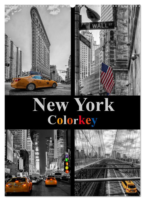 New York Colorkey (CALVENDO Wandkalender 2025)