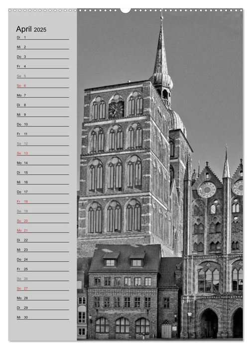 Stralsund. Ein Hauch längst vergangener Zeiten (CALVENDO Wandkalender 2025)