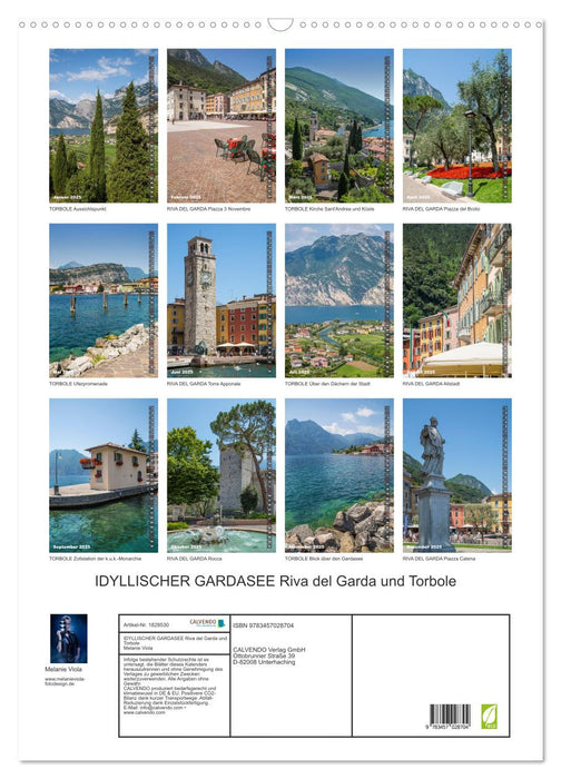 IDYLLISCHER GARDASEE Riva del Garda und Torbole (CALVENDO Wandkalender 2025)