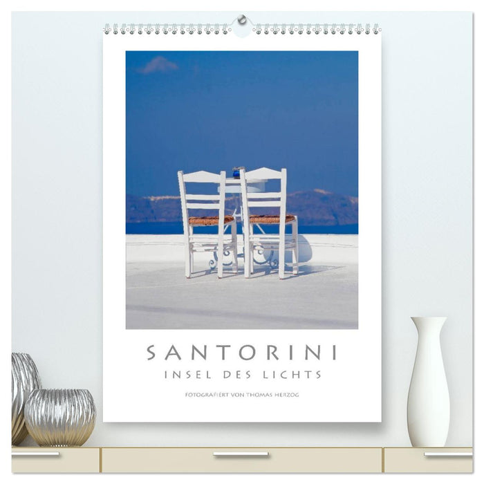 SANTORINI - INSEL DES LICHTS (CALVENDO Premium Wandkalender 2025)