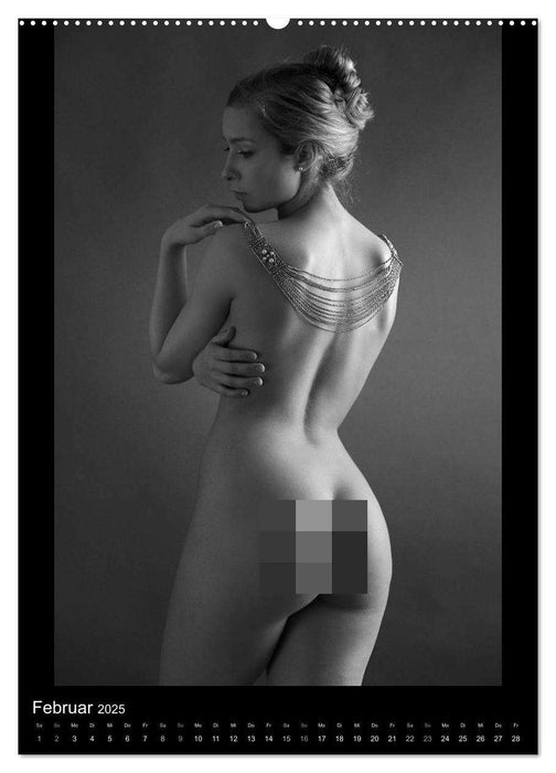 Adorned Nudes - Schmuck und Akt (CALVENDO Premium Wandkalender 2025)