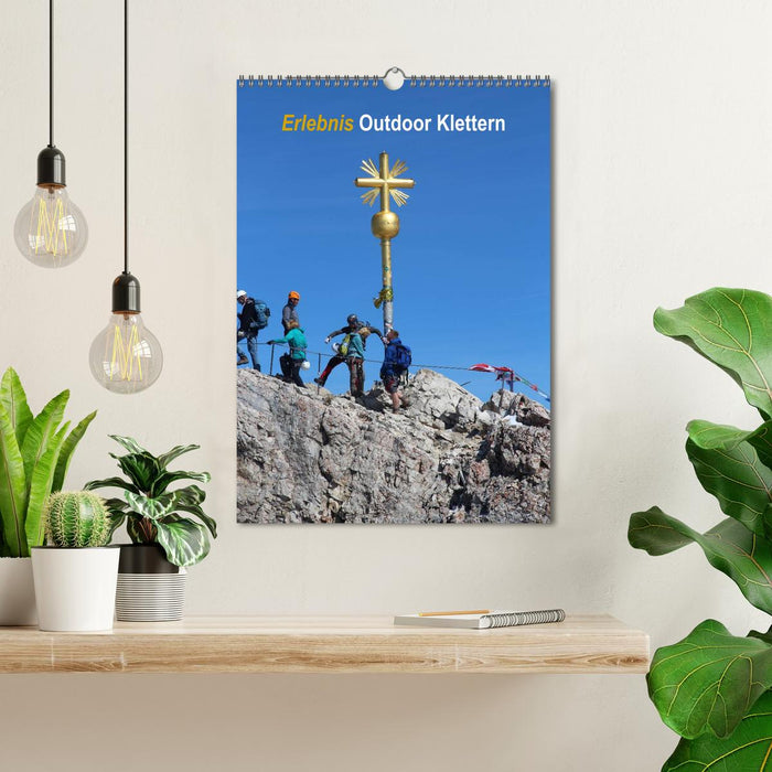 Erlebnis Outdoor Klettern (CALVENDO Wandkalender 2025)