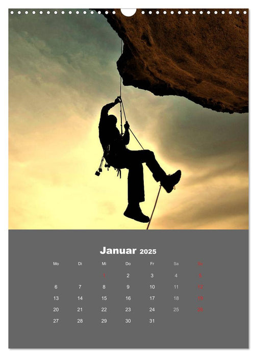 Erlebnis Outdoor Klettern (CALVENDO Wandkalender 2025)