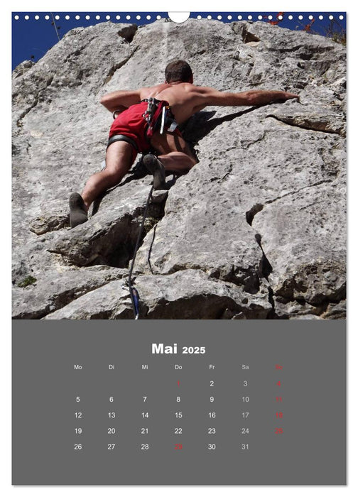 Erlebnis Outdoor Klettern (CALVENDO Wandkalender 2025)